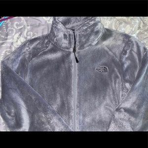 North Face Fuzzy Zip Up